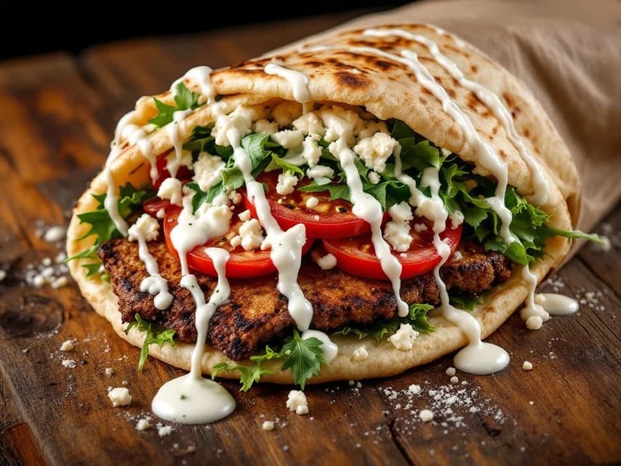 Vegetarischer Döner